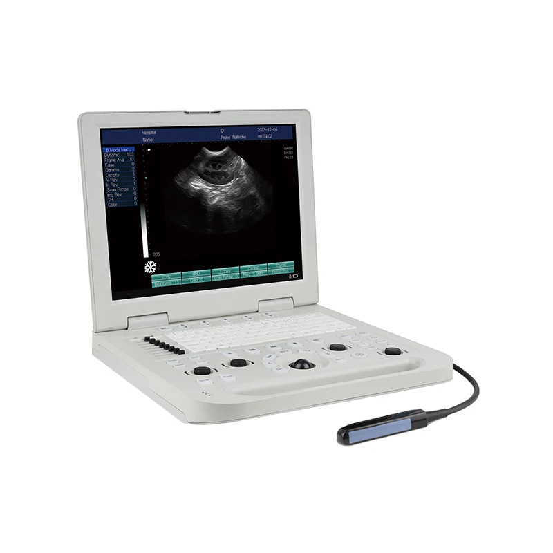 Hot Selling Full Digital Animal Laptop Ultrasound Scanner With Rectal Probe For Cattle Horse Vet Sonar USG For Dog Cat