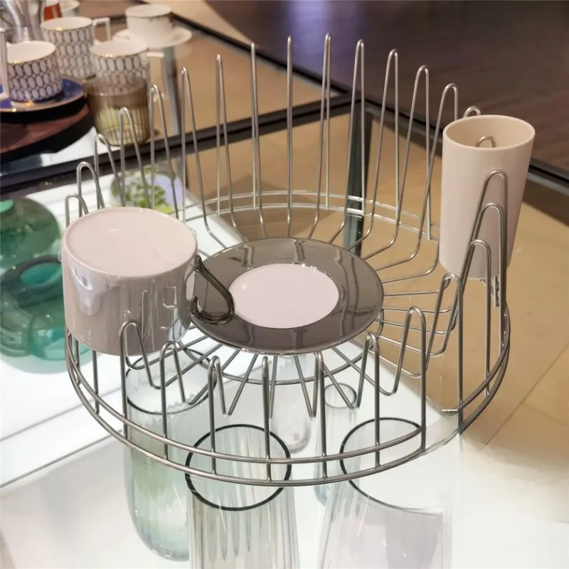Kitchen rack, cutlery, dish rack, stainless steel drain rack, cup holder