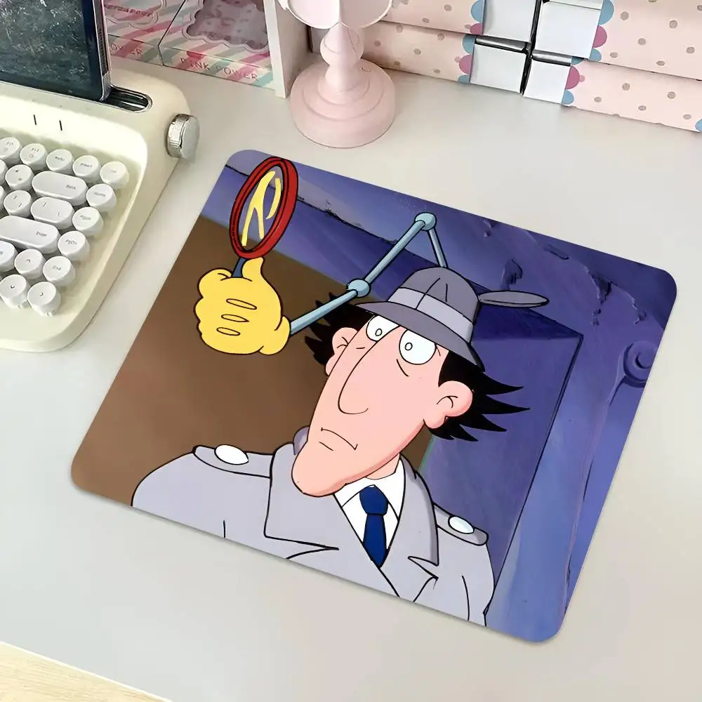 1pc Cartoon Inspector G-adget Small Mousepad Keyboard Pad Laptop Cushion Non-slip Deskpad