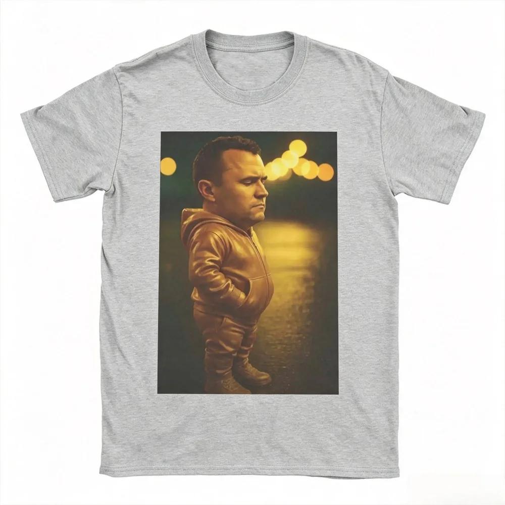 2026 New Surreal Mini Figure Art Graphic Printed T‑shirt Pure Cotton Short Sleeve Crew Neck Fashion Streetwear Tees Tops Unisex
