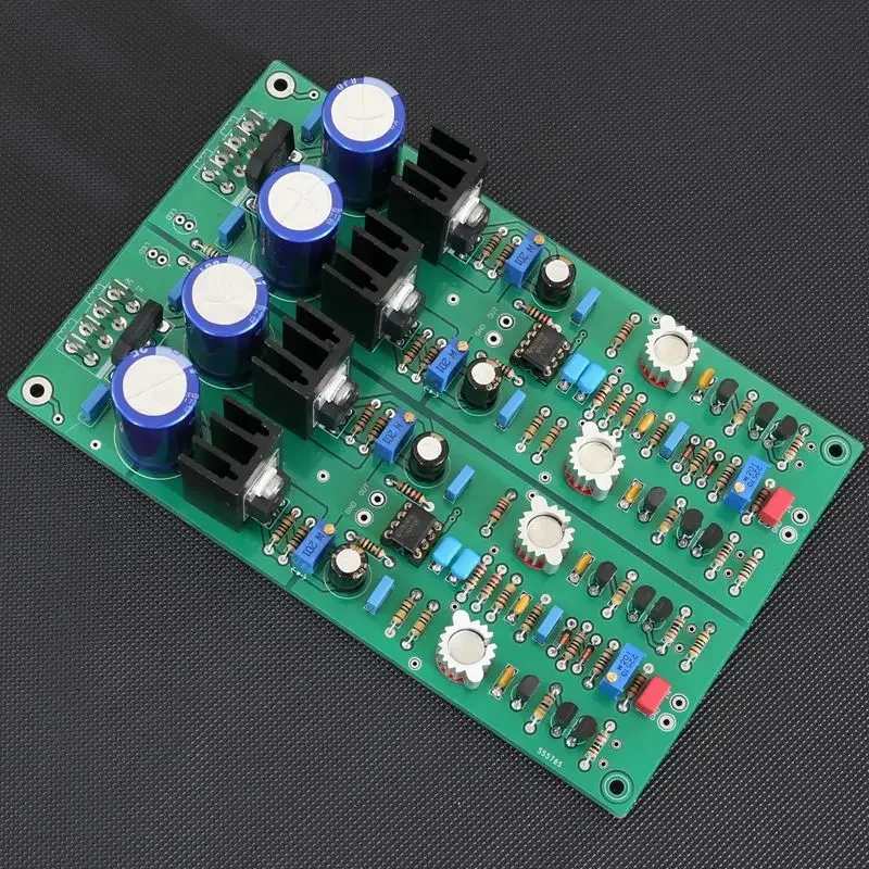 Mark JC-2 Full Symmetry Classic  A warm sound preamp finished board With LM317 LM337 precision voltage regulator