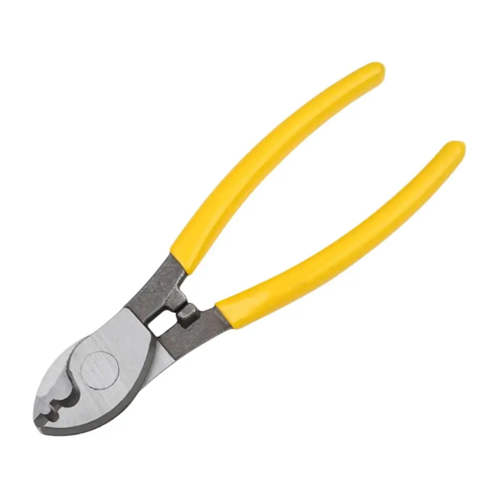 Manual Electrician Cable Cutter Tool Insulated Cable Cutter Shock Scissors Anti Slip Labor-saving Wire Stripping Pliers