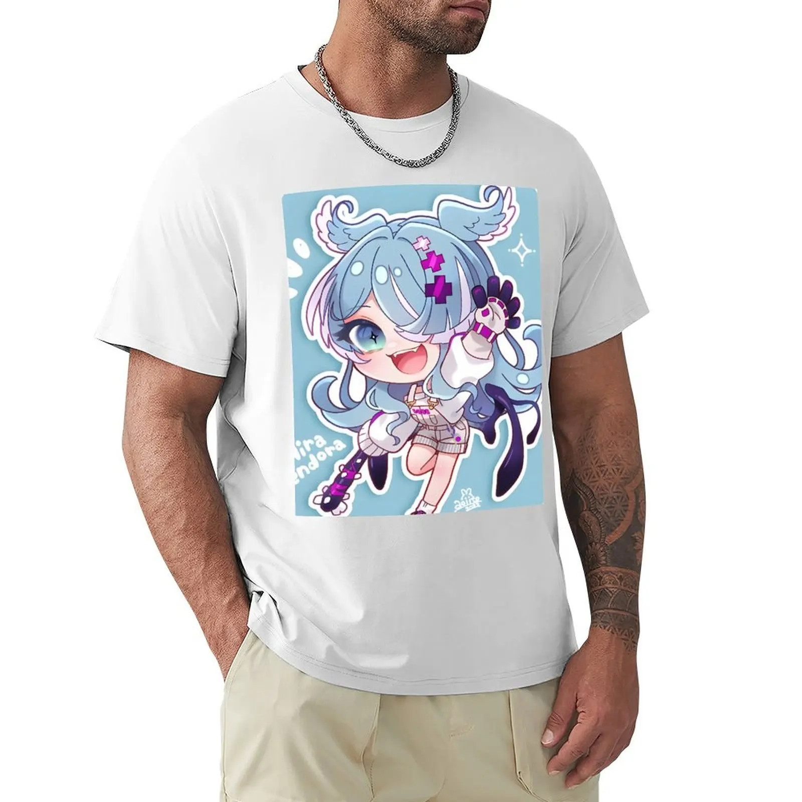 

Elira Pendora - Cute Blue Angel T-Shirt customs design your own Blouse tshirts for men