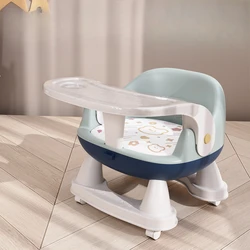 Versatile Booster Seat for Infants and Children Detachable Backrest and Easy To Clean Safe and Sturdy Booster Seat