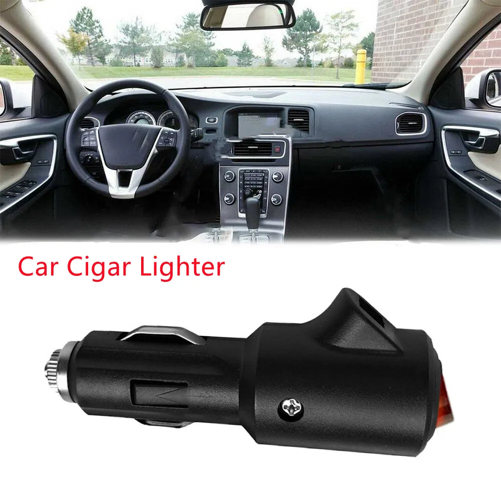 Car Cigarette-Lighter-Plug Socket Converter 15A 12v-24v Led Indicator Light Universal-Car Switch Power Socket Car Accessories