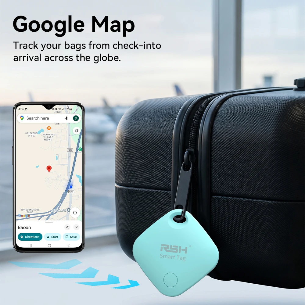 Android Remote Tracker-Portable Global Anti-lost Device for Google's Find Hub App Keys Finder Smart Tag for Pixel Xiaomi Vivo
