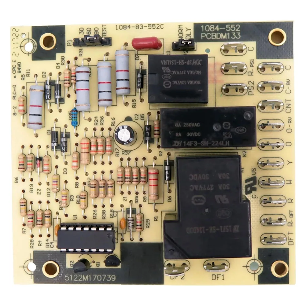 Defrost Control Board PCBDM133S for Goodman and Heating Cooling Systems Replaces OEM PCBDM133 PCBDM160S PCBDM160 1084 552