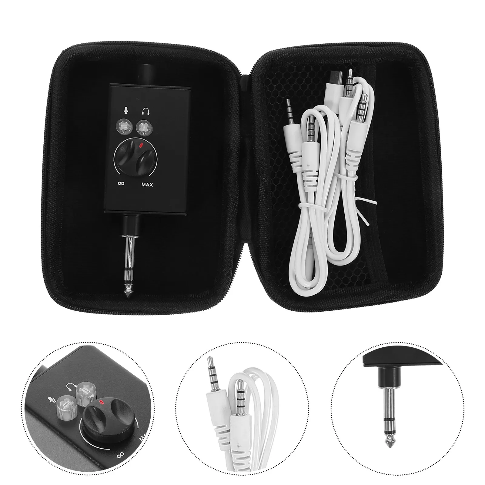 

1 комплект звуковой карты, микшерный пульт, портативный аудиомикшер для прямых трансляций, подкастинга, игр, совместимый с ПК, телефоном, для диджеев