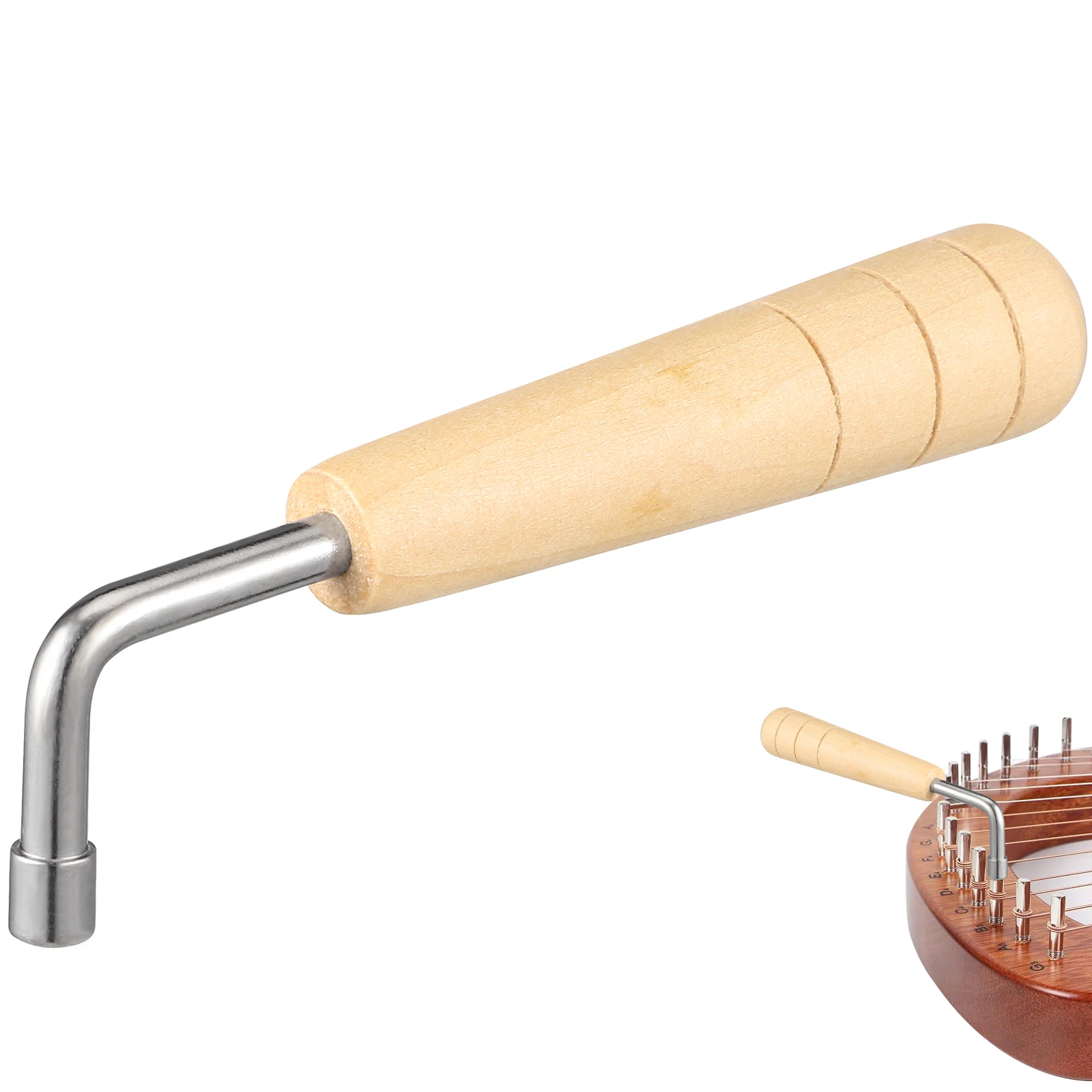 

Heavy Duty Lyre Wrench Resistant Tone Tuning Tool for Lyre String Adjustment Reliable Instrument Accessory