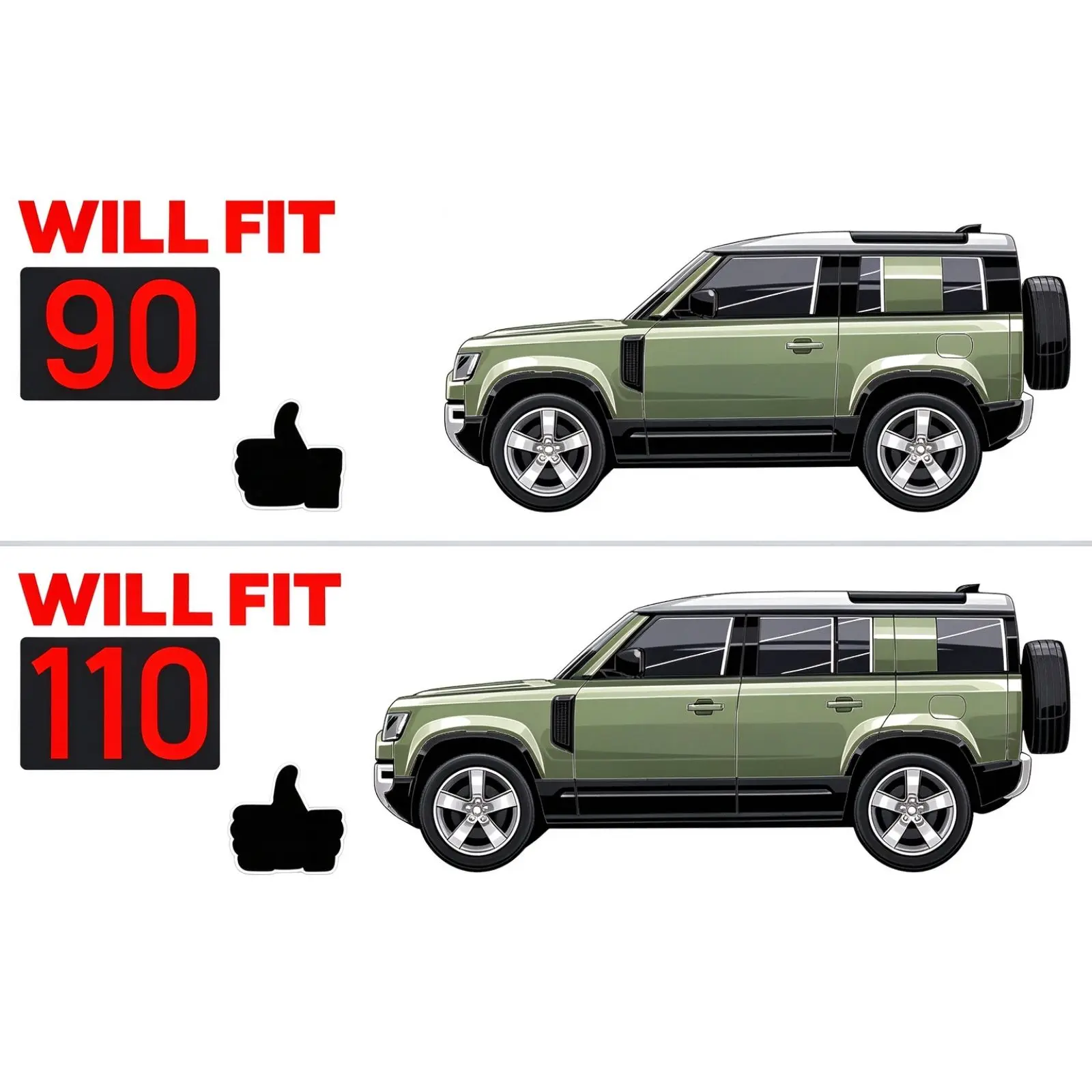 For Land Rover Defender L663 90 110 2020-2026 Rear Bumper Cover ABS Plastic Car Accessories Body Kit Textured All-Inclusive