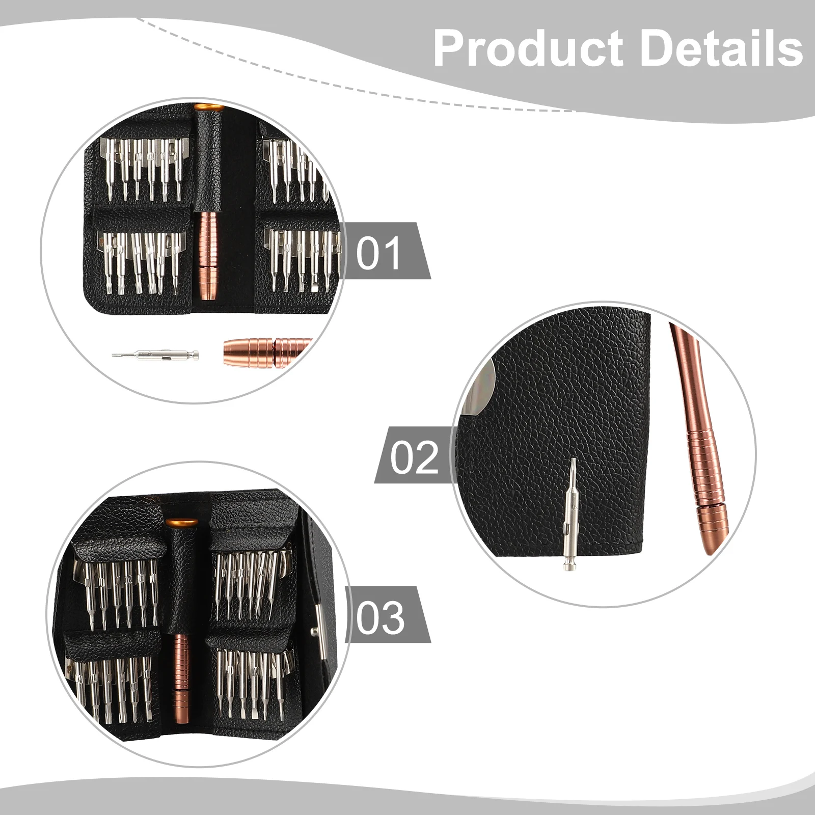 プロのドライバービットハンドツールキット、精密修理ツール、複数のサイズ、高品質