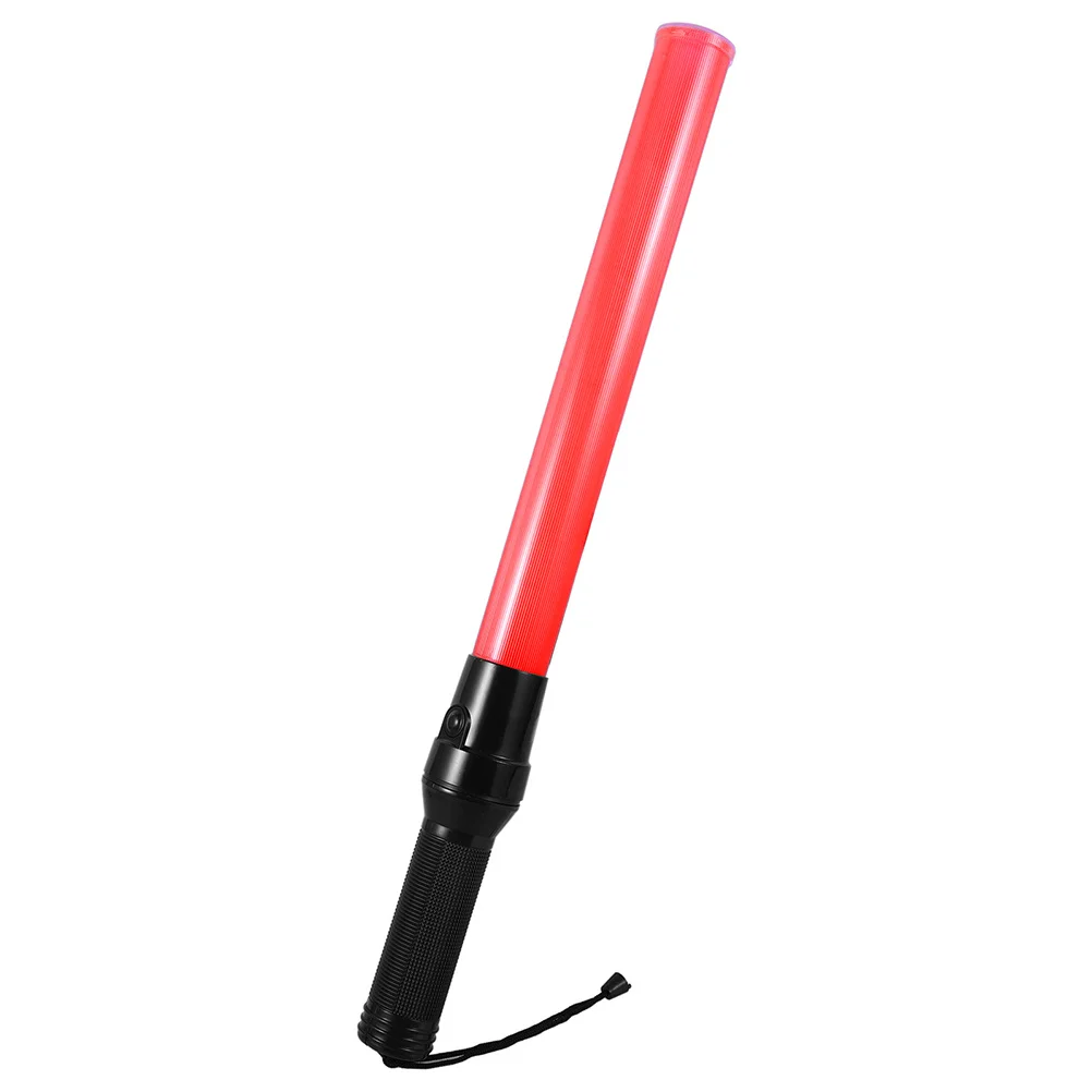 43Cm Traffic Control Wand Bright Flashing LED Light for Airport Emergency Direction Portable Safety Management Tool