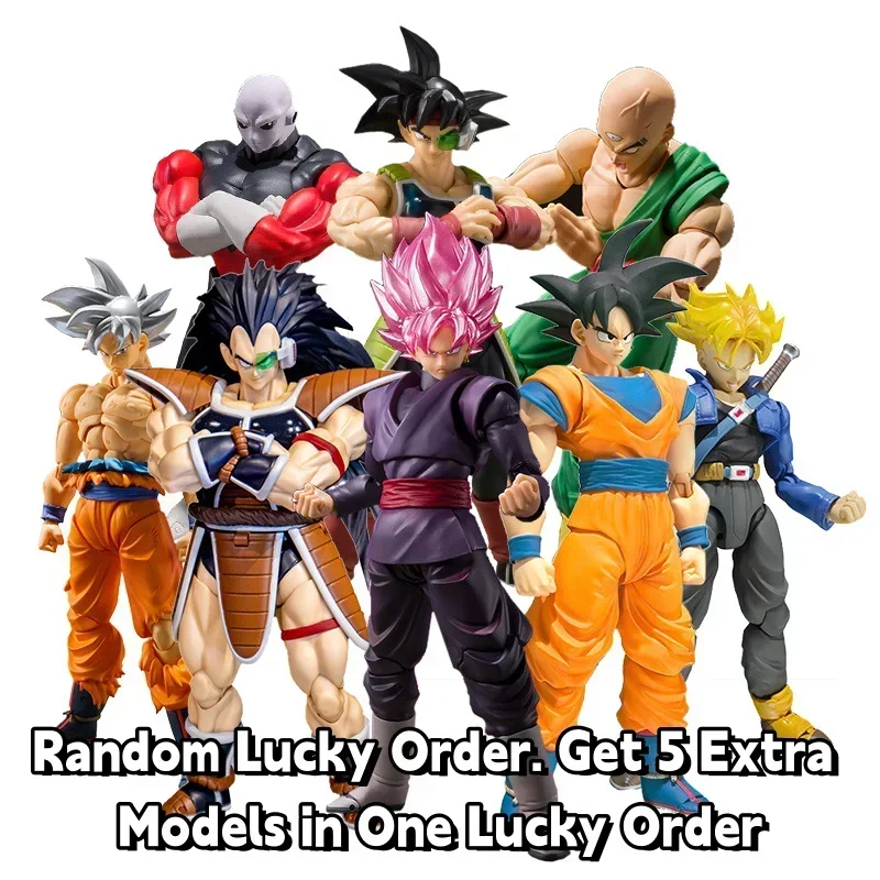 Figura de Anime de Dragon Ball, caja misteriosa sorpresa, Goku, freezer, Vegeta, Krillin, haz que tu sueño se haga realidad