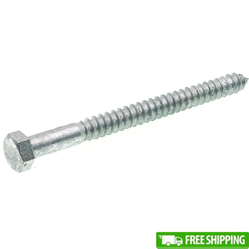 hex-lag-screws-1-2in-x-6in-heavy-duty-steel-a307-hot-dip-galvanized-15-pack-deep-thread-wood-screw-construction-fasteners