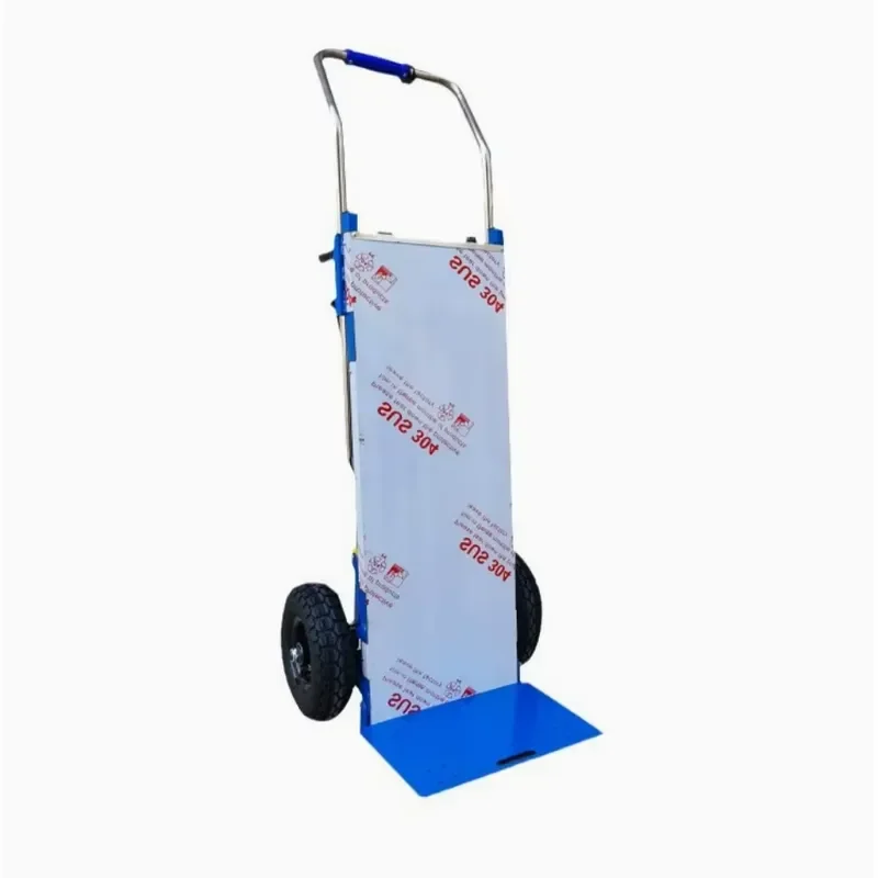 Electric Stair Climbing Cart for 400KG Load with English Wheels Mobile Tool Hand Trolley Flat Truck