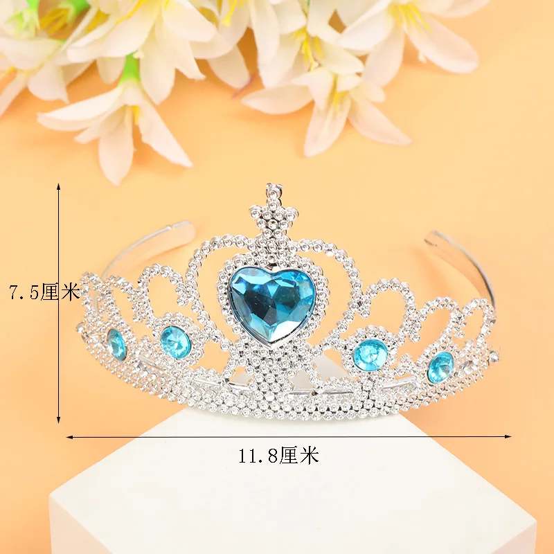 Girls Crown Headdress Figure Anime Children Sweet Princess Dress Up Cute Crown Hair Bands Accessories Female Jewelry Gifts