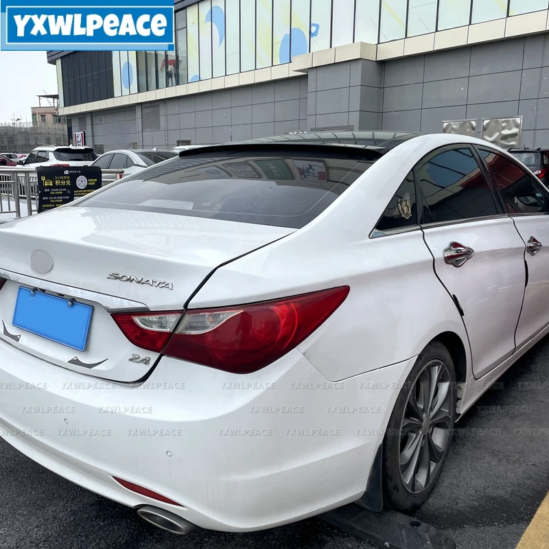 

For Hyundai Sonata 8 2011 2012 2013 2014 ABS Plastic Primer Color Rear Rear Window Roof Spoiler Body Kit Accessories