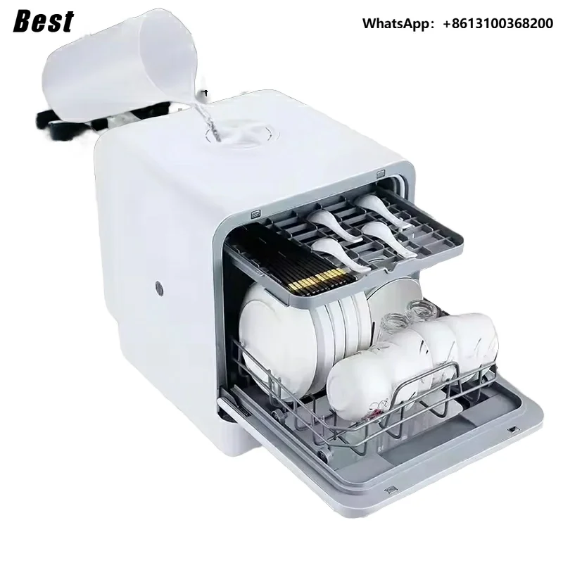 

Лучшая умная отдельностоящая электрическая мини-посудомоечная машина, портативная, автоматическая, для домашнего использования, для кухни, дома, отелей, автомобилей, с американской вилкой