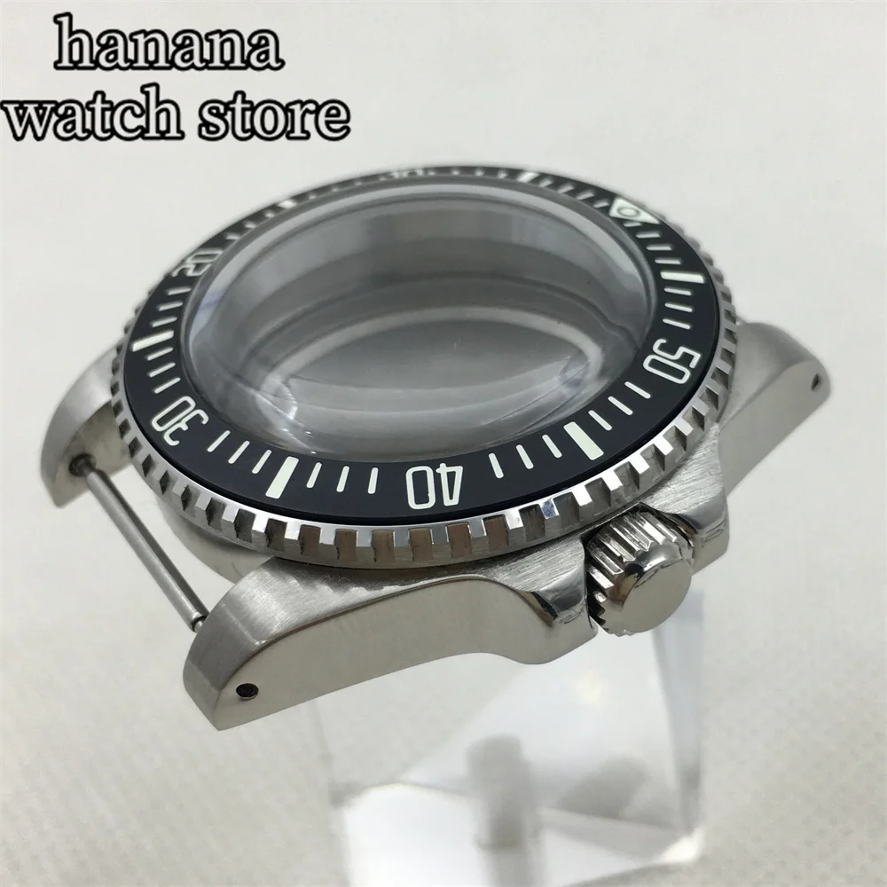 BLIGER Vintage 40MM Dome Acrylic Glass case Ceramic luminous bezel for NH34 NH35 NH36 ETA 2824 PT5000 movement