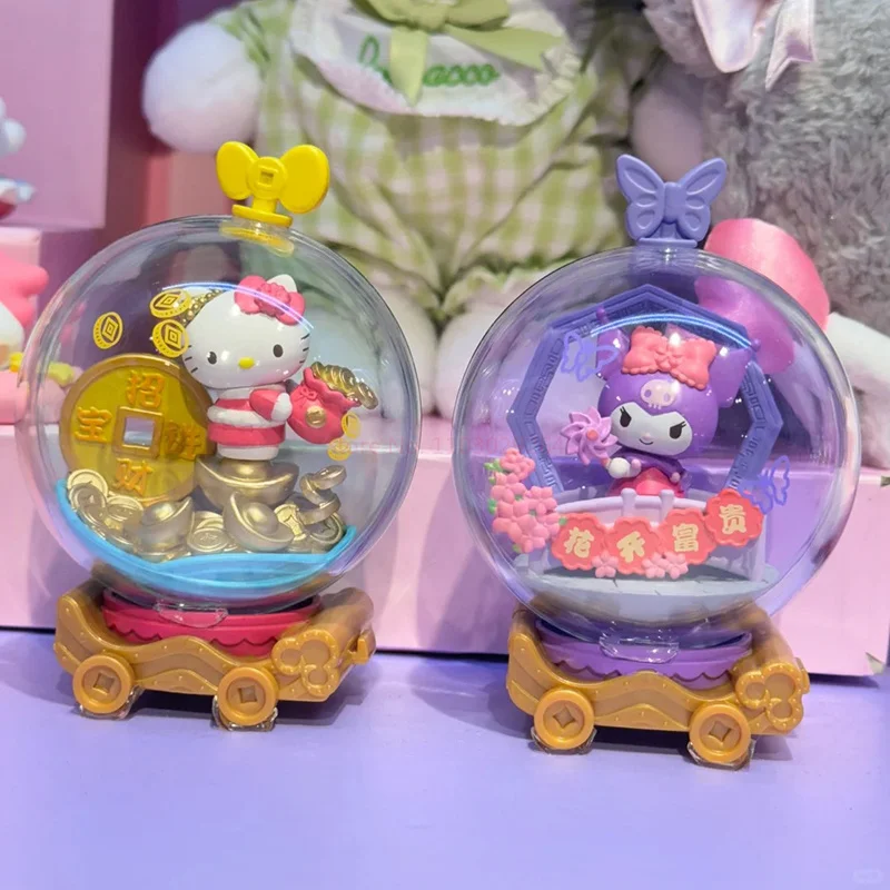 Nieuwe Sanrio Familie Nieuwjaar Float Serie Blinde Doos Kinderen Leuk Schattig Speelgoed Prachtige Cadeau Decoratie Voor Vrienden