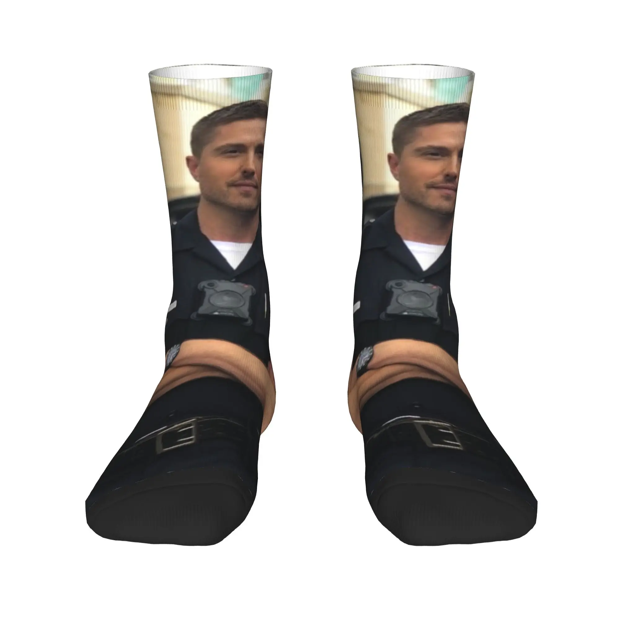 Casual unisex crew sokken The Rookie Tim Bradford Outfit Comfortabele ademende kledingsokken