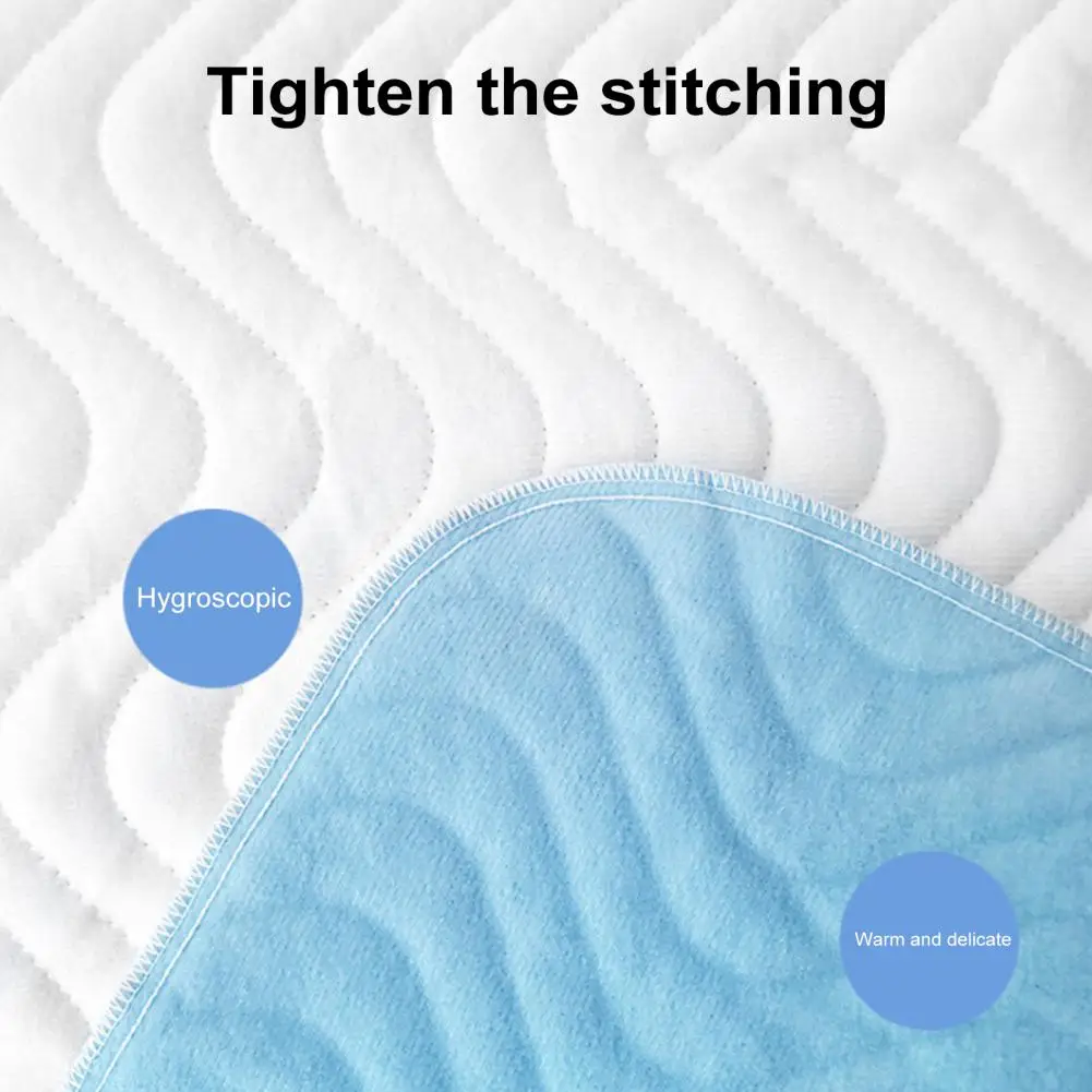 Reusable Mattress Pad Washable Underpad for Bed Heavy Absorbency Reusable Incontinence Pads for Kids Adults Elderly Pets