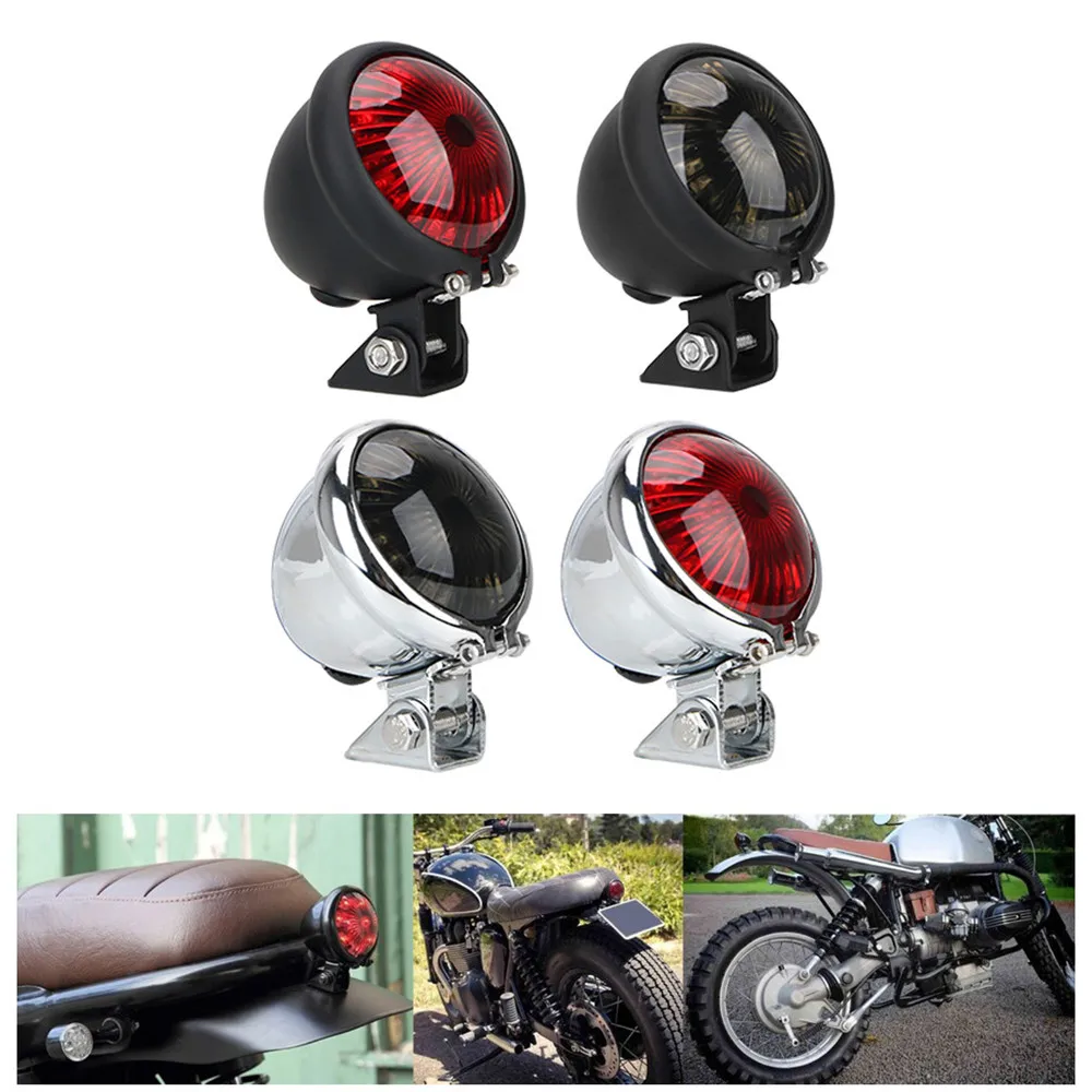 Motorcycle Modification LED Brake Taillights Signal Lights Retro LED Round Taillights Suitable For Harley Davidson Taillights view 5