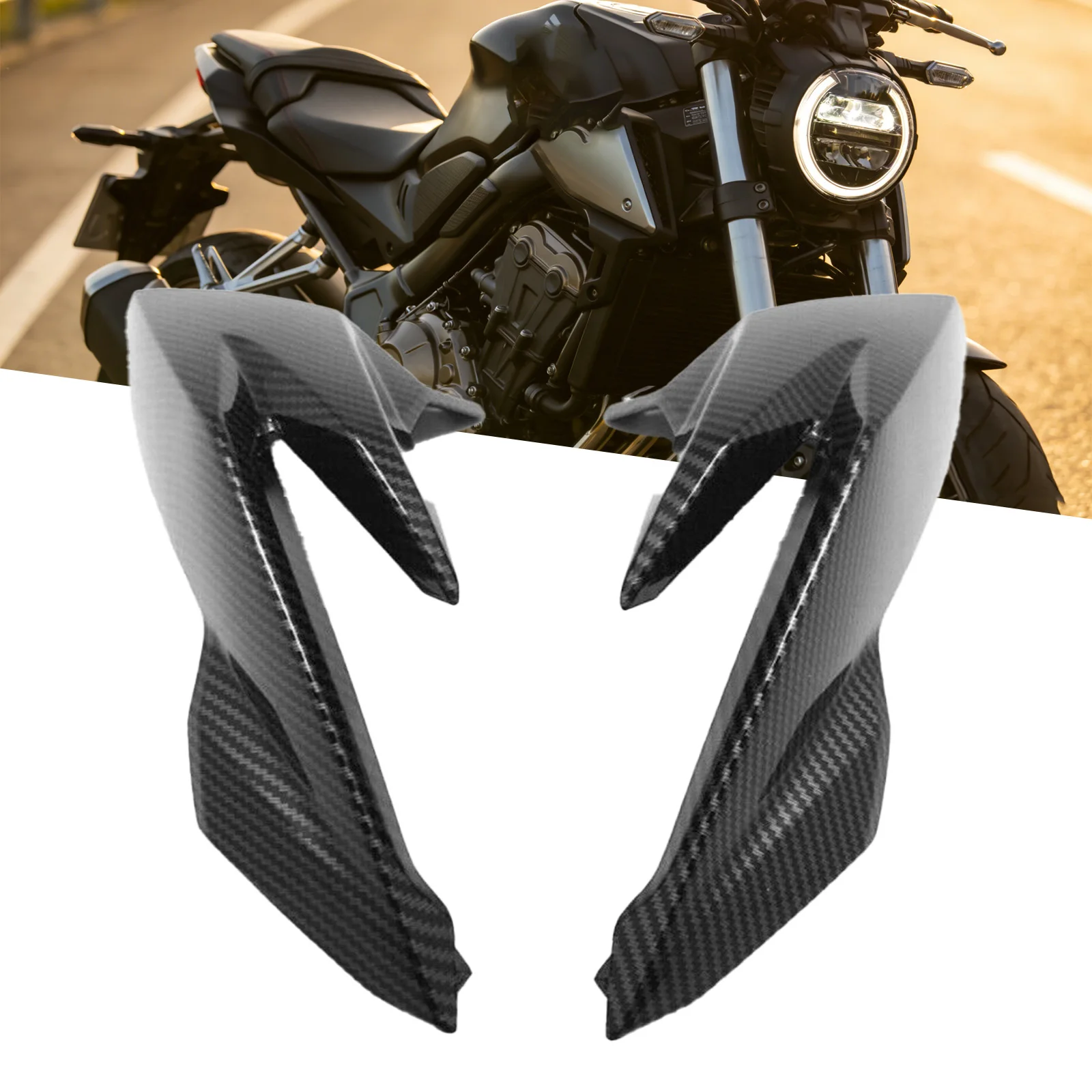 

Для HONDA CB500F 2016-2018: Верхний передний боковой обтекатель топливного бака, вентиляционное отверстие, верхний обтекатель, модификация для мотоцикла