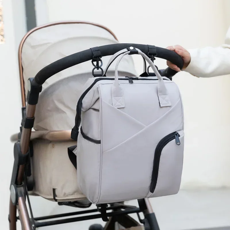 Convenient and Multi-Purpose Diaper Bag Elegant and Durable Diaper Bag with Large Capacity for Baby Supplies