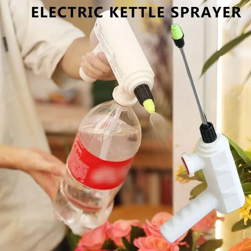 USB Charging Electric Sanitizing Sprayer Adjustable Nozzle Sprinkler Tool Automatic Watering Fogger Handheld Portable