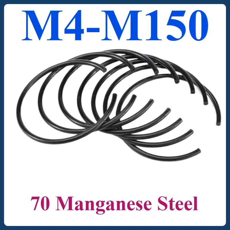 

Wire retaining ring for holes, black bearing hole card, wild card, C-type clamp spring M4 M5 M6 M7 M8 M10- M150