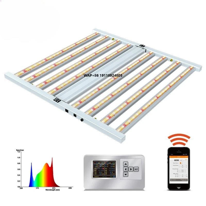 Factory Direct Sales 720W for Full Spectrum LED Grow Lights IP54 Rating 3-Year Warranty for Medical Plant Cultivation Bloom