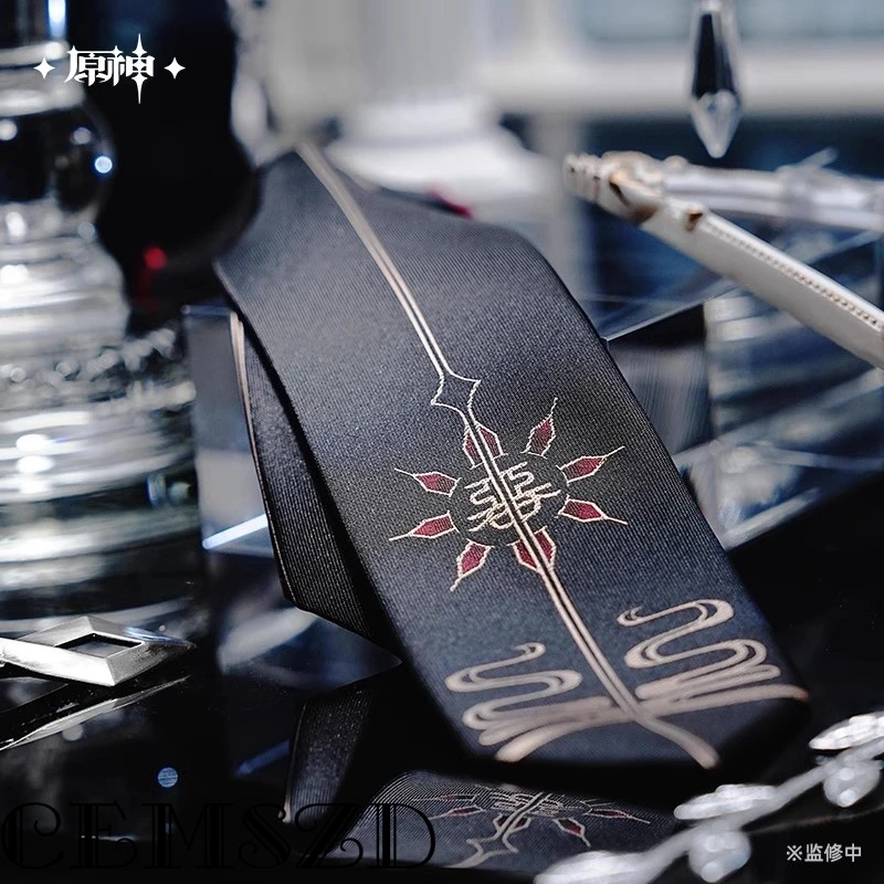 [Genuine] Hot Game Genshin Impact Tartaglia Wanderer Cosplay Easy Tie Costume Accessories Anime Cartoon Props Halloween Gifts