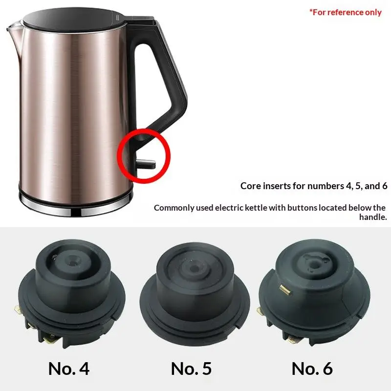 New 2pcs Electric Kettle Thermostat Coupler Connector Switch For Base Replacement Stable Electrical Contact Heat Control
