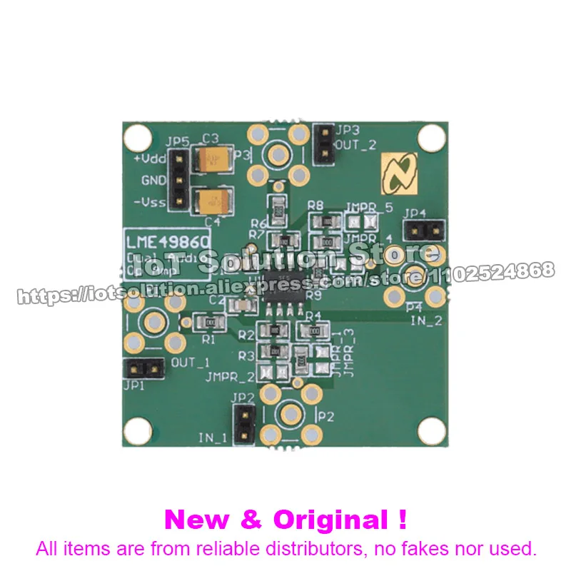 LME49860MABD 44V High Performance, High Fidelity Dual Audio Operational Amplifier (8-pin, SOIC Package)