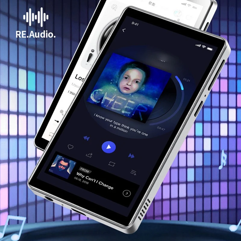 Wifi MP3 Player Bluetooth 5.0 MP5 Player 4.0 Inch Full Touch Screen Android Smart System MP4 Music Player