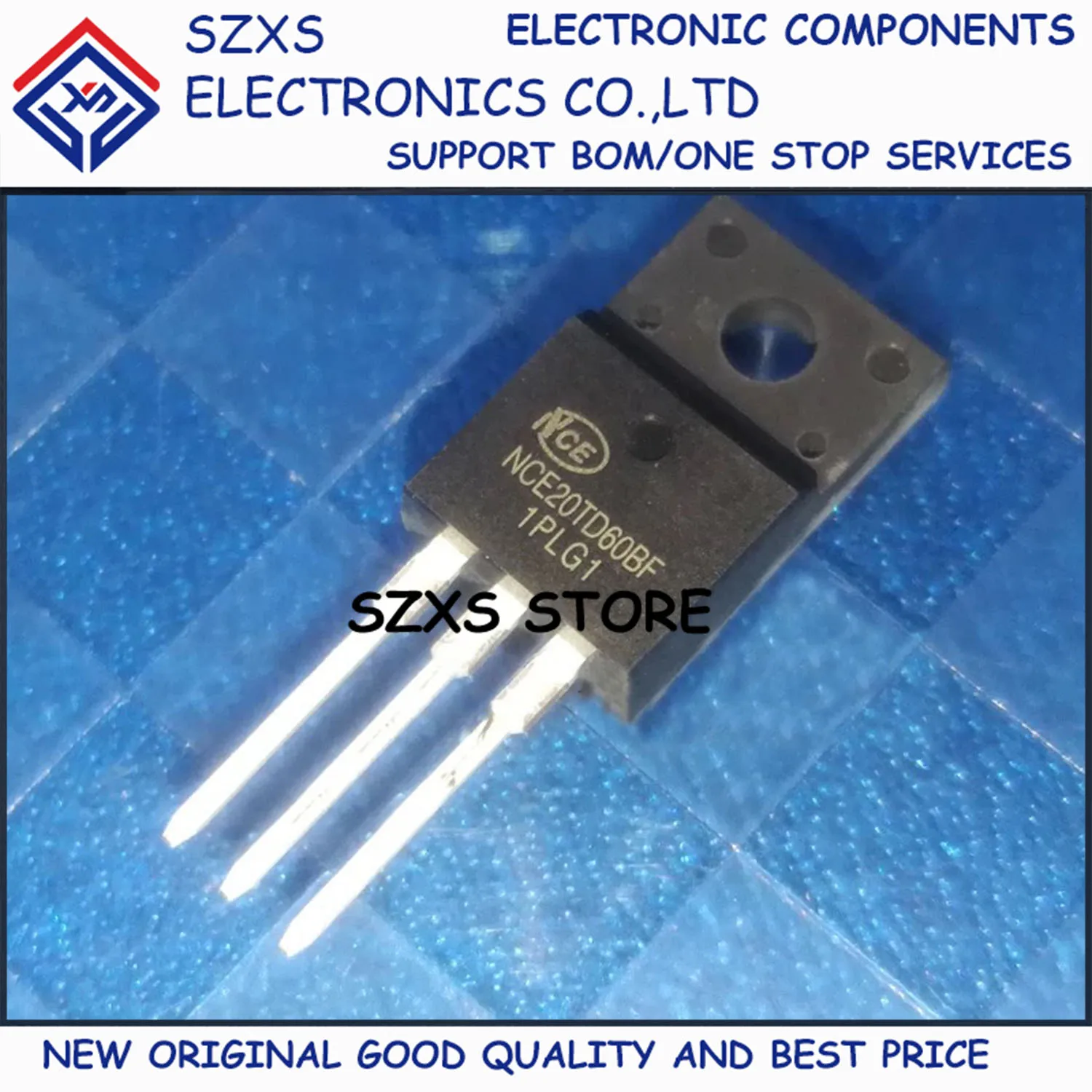 

New Original 10Pcs NCE20TD60BF TO-220F 600V 20A IGBT Field Effect Transistor In Stock Electronic Components Good Quality