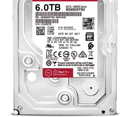 

Для WD6003FFBX красный диск 6T 3,5-дюймовый SATA NAS настольный серверный жесткий диск