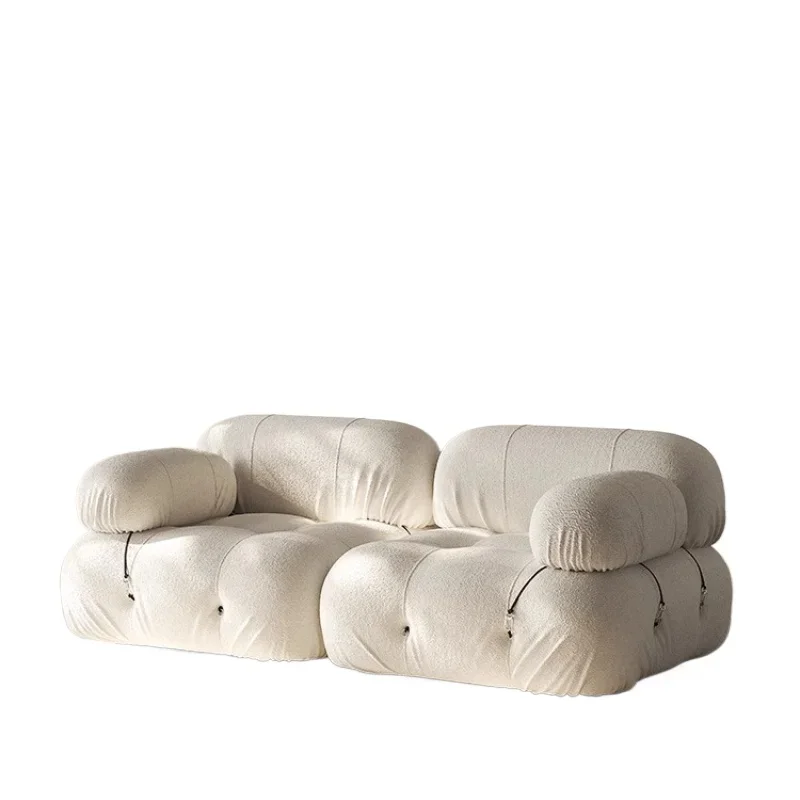 Fabric sofa BB chameleon sofa Italian minimalist living room module combination Italian cream