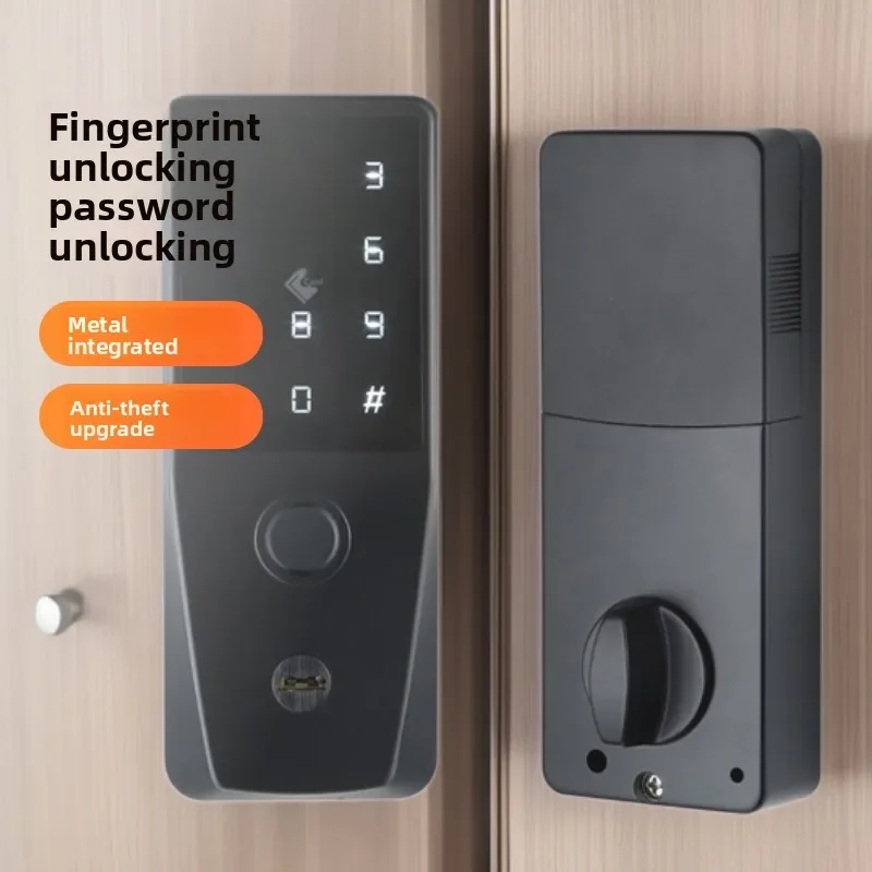 

Electronic Locking Smart Door Lock Fingerprint Unlocking Swiping Bluetooth Simple And Fashionable
