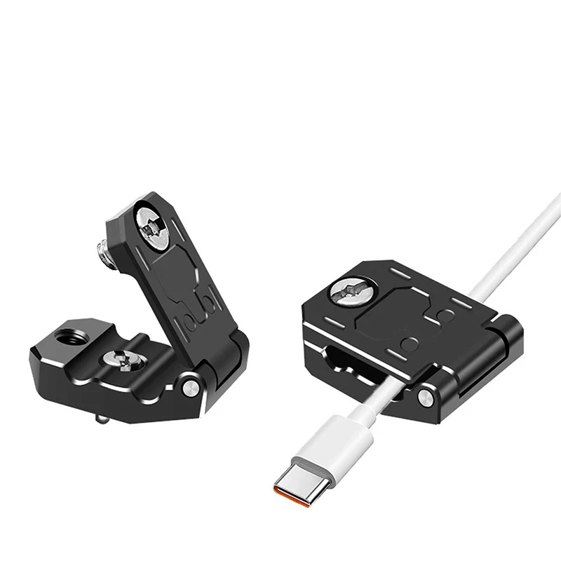 Kamerakabelklemme mit 1/4 Zoll Arri-Schraube für Kamerakäfig-Rig, HDMI-kompatibler Kabelclip für 4 mm 5 mm 6 mm 8 mm Kabel – Detail 13