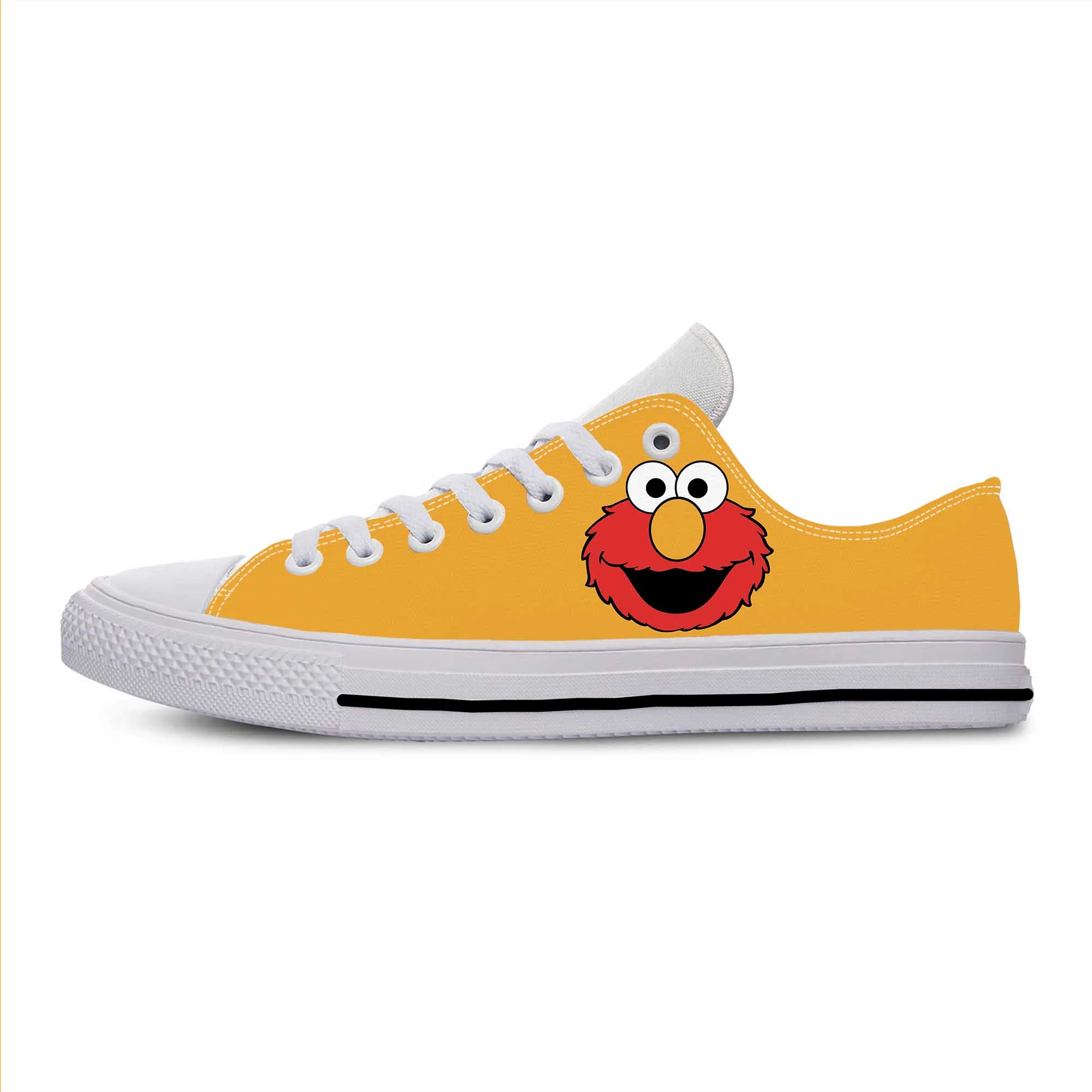 

Hot Anime Cartoon Manga Elmo Funny Fashion Popular Casual Cloth Shoes Low Top Breathable Lightweight 3D Print Men Women Sneakers