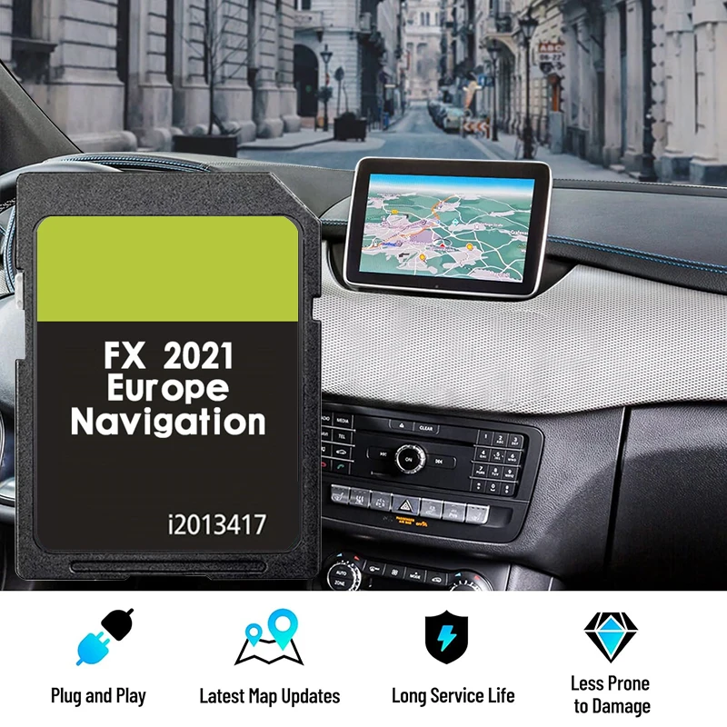 

Быстрая доставка: SD-карта с навигационными картами ЕС для Ford FX 2021, C-Max, Focus, с бесплатной антизапотевающей пленкой