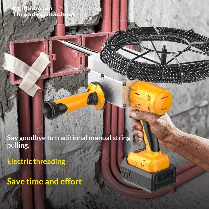 High Power Wireless Electric Cable Puller Automatic Cable Manager Portable