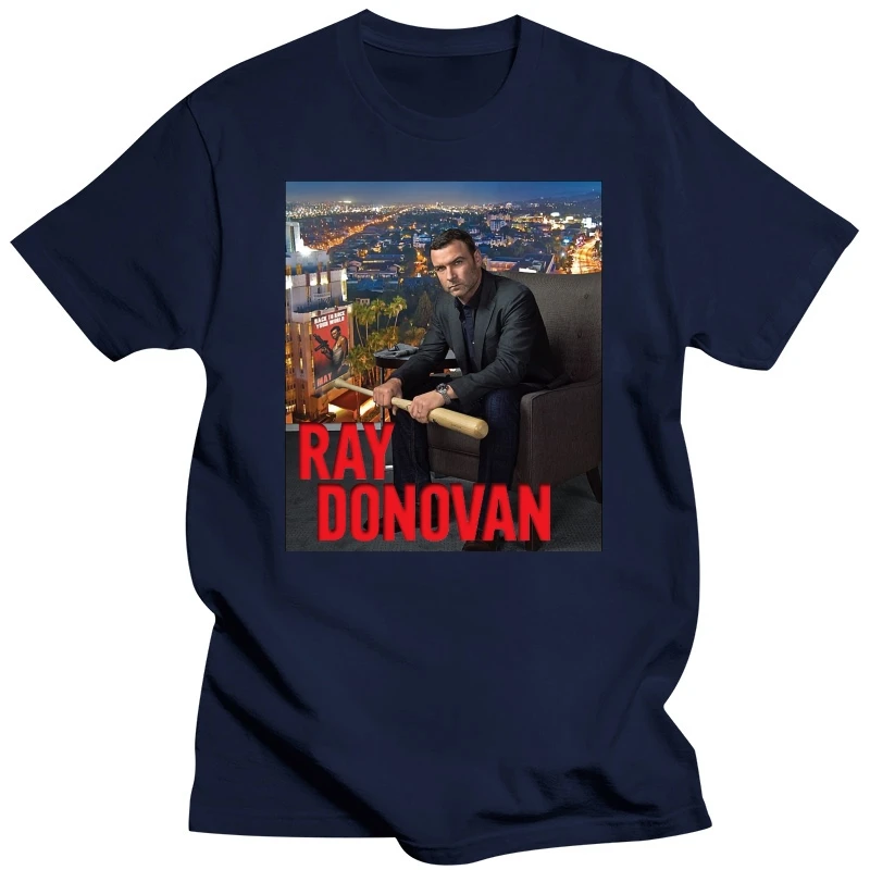 Ray Donovan Schreiber Voight T Shirt Casual Man Tees Mens Tops 2017 New Arrival Men'S Fashion Top Tee Short Sleeve  T-Shirt