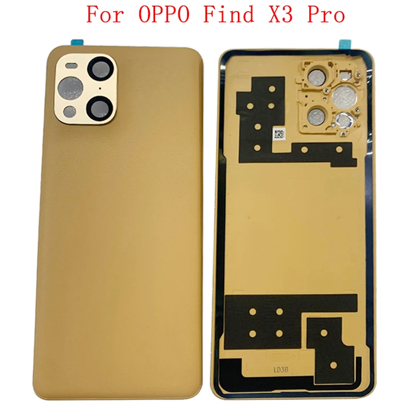 Battery Cover Rear Door Case Housing For OPPO Find X3 Pro Back Cover with Logo Repair Parts