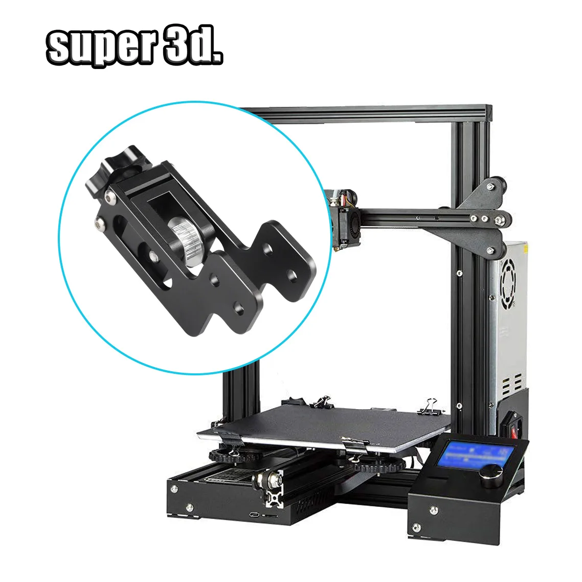 2020 X axis v-slot 2040 Y axis pasek rozrządu Stretch prostowanie napinacz dla Ender 3 5 v2 CR-10 10S PRO Upgrade 3d drukarki części