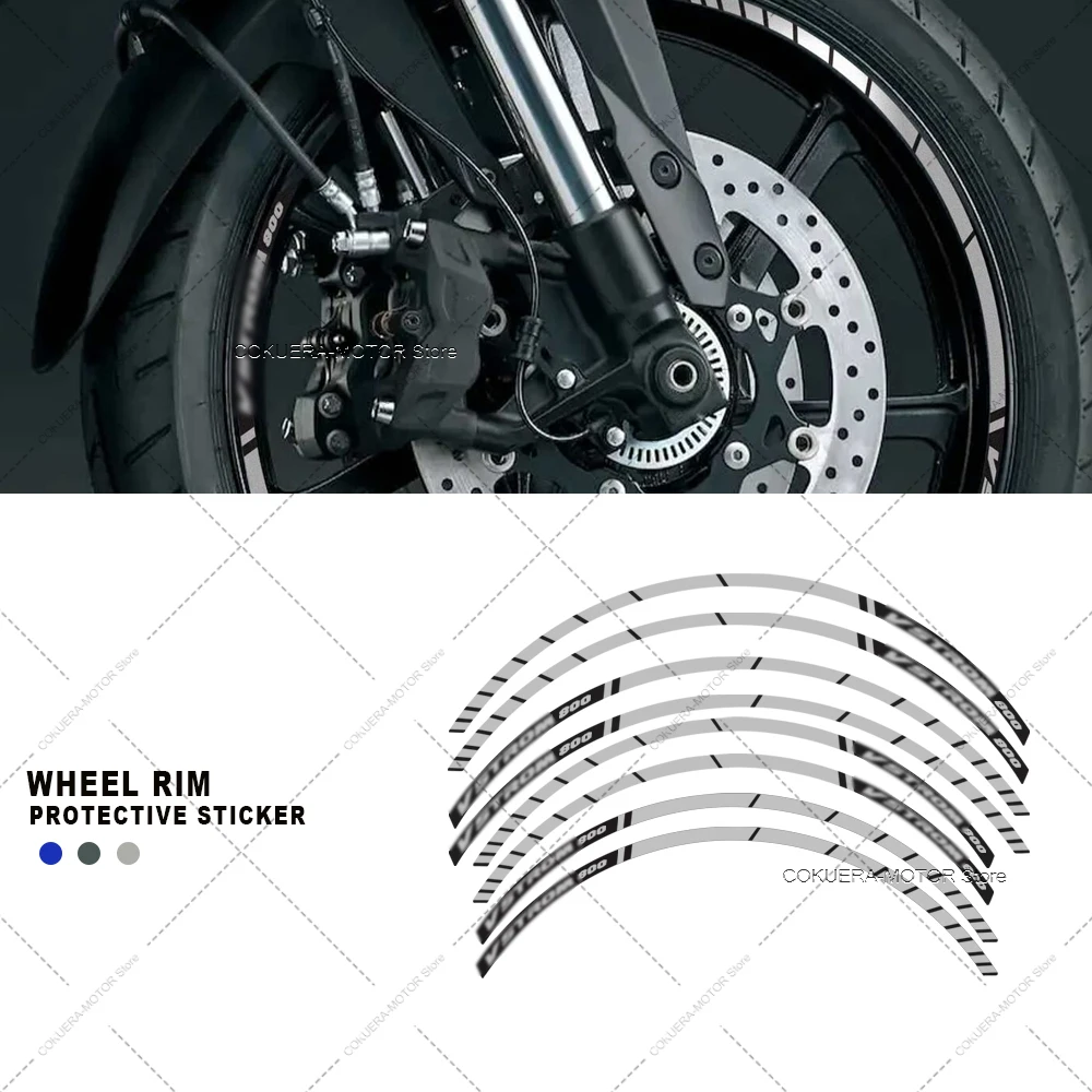 V-Strom 800SE Wheel Rim Stickers Motorcycle Sticker PVC Protection Sticker For V-Strom 800 SE 2023