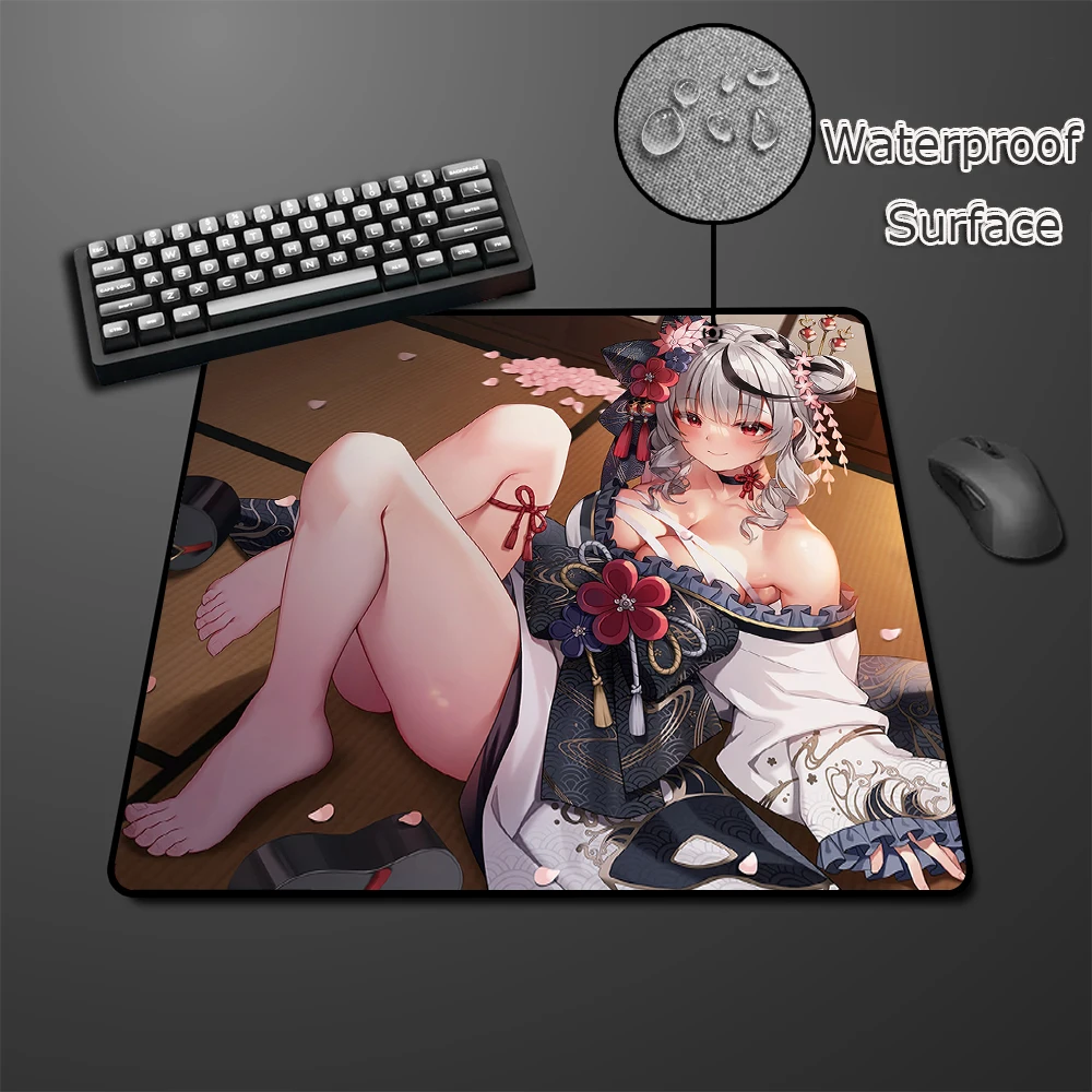 

Japanese Anime Style Geisha Balance Mouse Pad Premium Rubber Computer Mousepad 45*40cm High Elastic Non-slip Bottom Mouse Mat