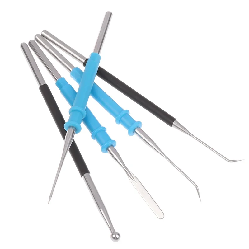 Electrodo de lápiz de cautería electroquirúrgico, lápices de diatermia electroquirúrgica, electrodos artroscógicos, punta de hoja, electrodo de bola